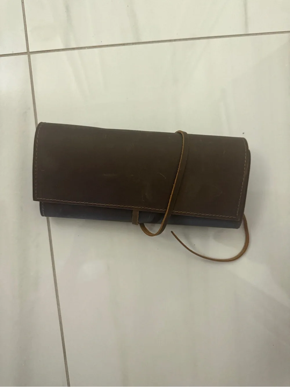 Barney Travel Wallet Leather Handcrafted Gift
